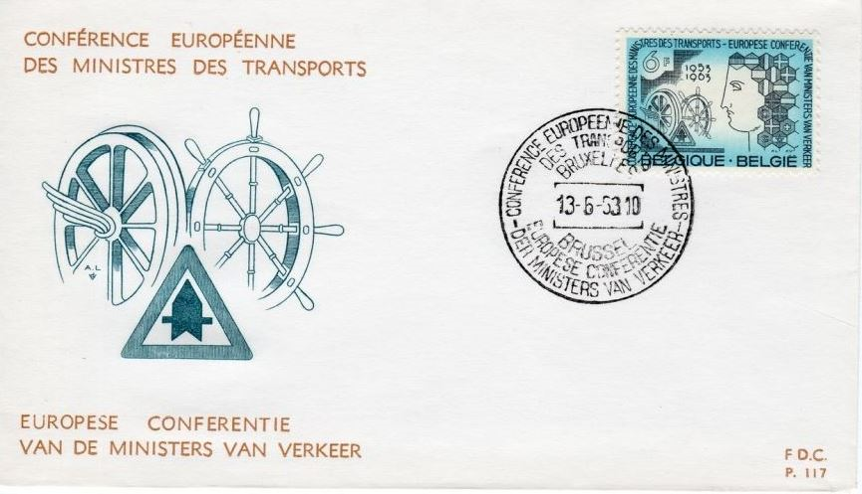 ECMT first day issue stamp 1963 image