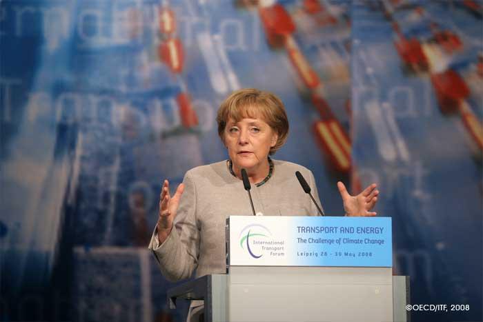 Federal Chancellor Angela Merkel is the keynote speaker.